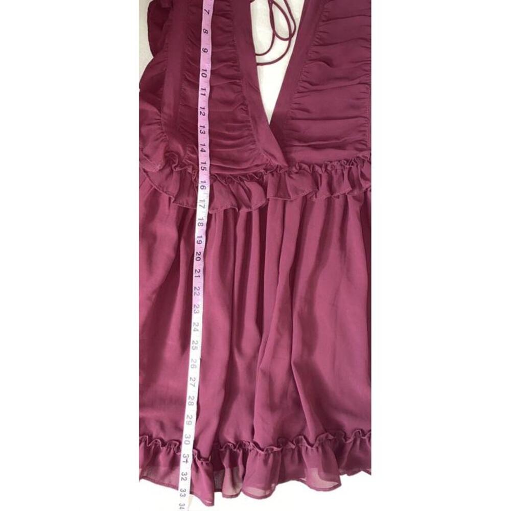 Storia Women's Ruffle Dress V-Neck Size Small - Picture 9 of 9